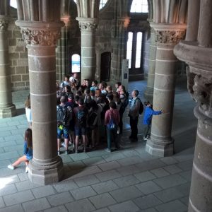 Tour guide in Mont-Saint-Michel
