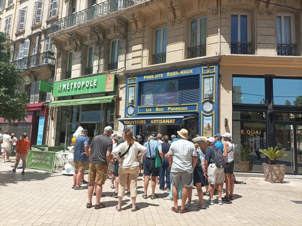 Guided tour in Marseille, Romain Bouchaud