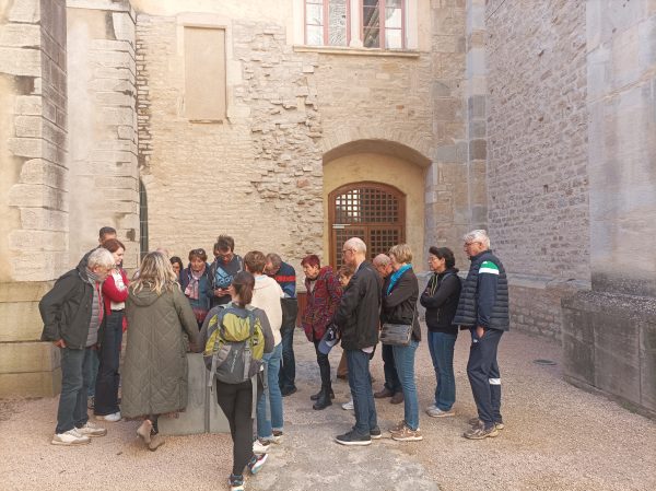 Tour guide in Cluny, Romain Bouchaud