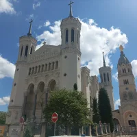 The basilica Notre-Dame de Fourvière